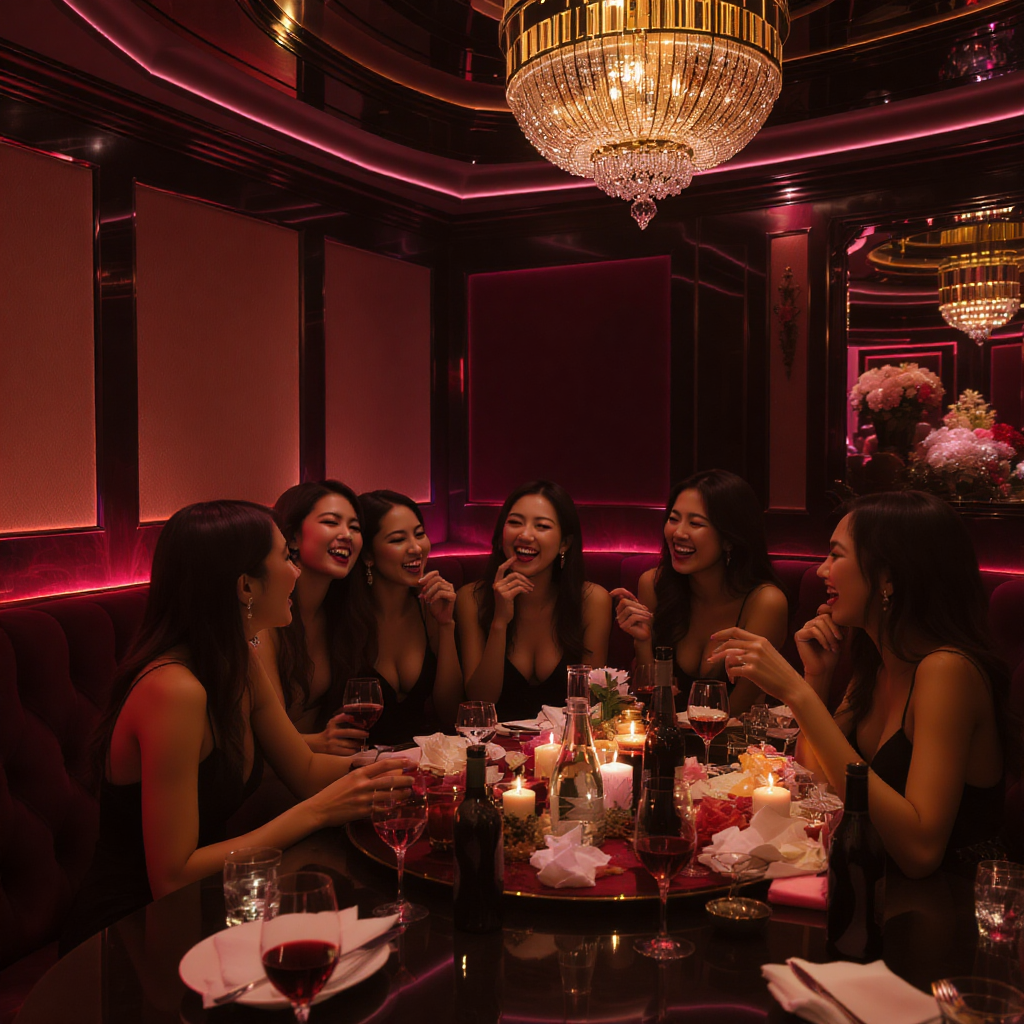 품격 있는 룸싸롱의 분위기